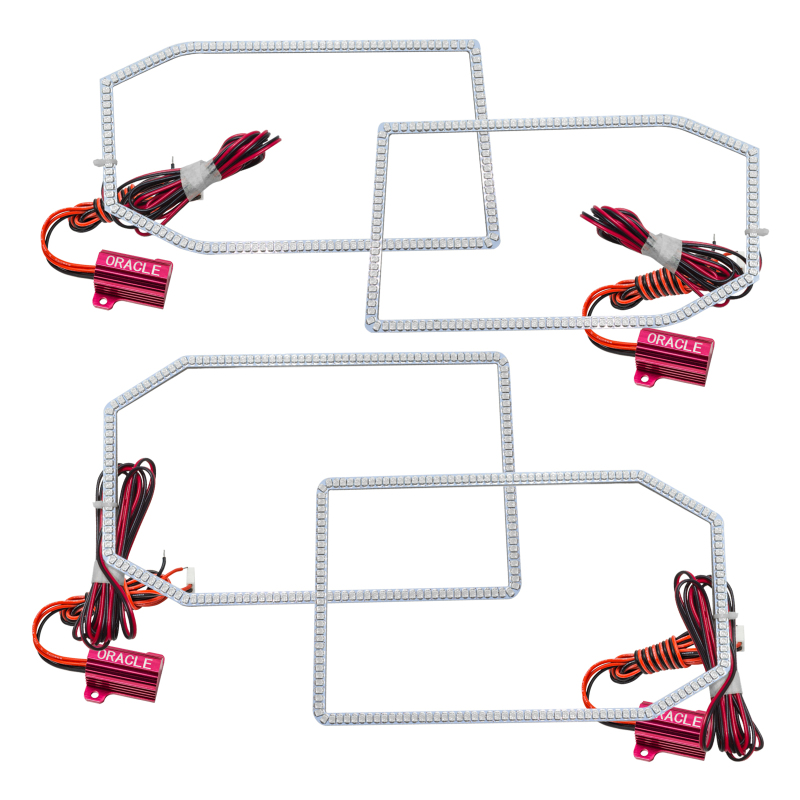 Chevrolet Silverado Headlight Halo Kit - ORACLE Lighting - Non-Projector Style - Blue - `14-`15